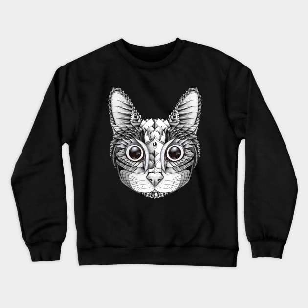 Deep Eyes Crewneck Sweatshirt by Psydrian